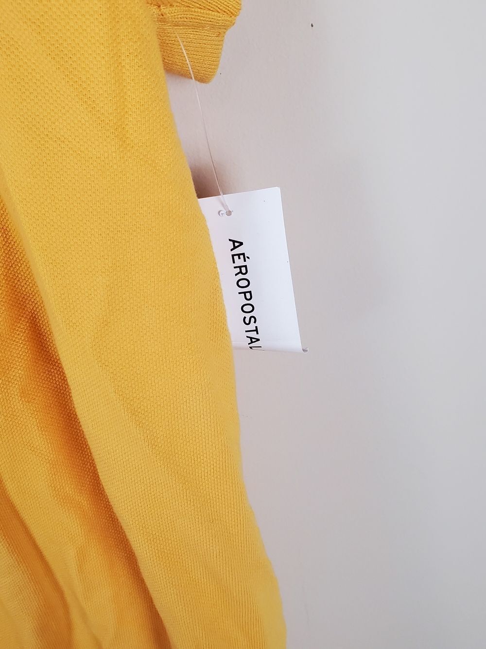 Aeropostale Aero Impact Mustard Yellow Polo Shirt Size 3Xl - Picture 5 of 7